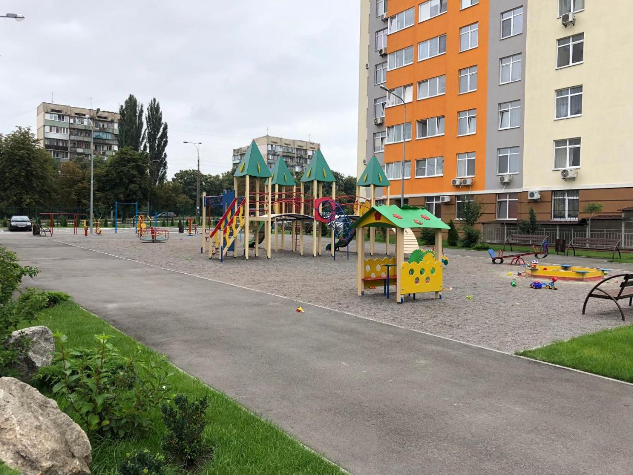 Стильна Та Простора Квартира Κίεβο Εξωτερικό φωτογραφία